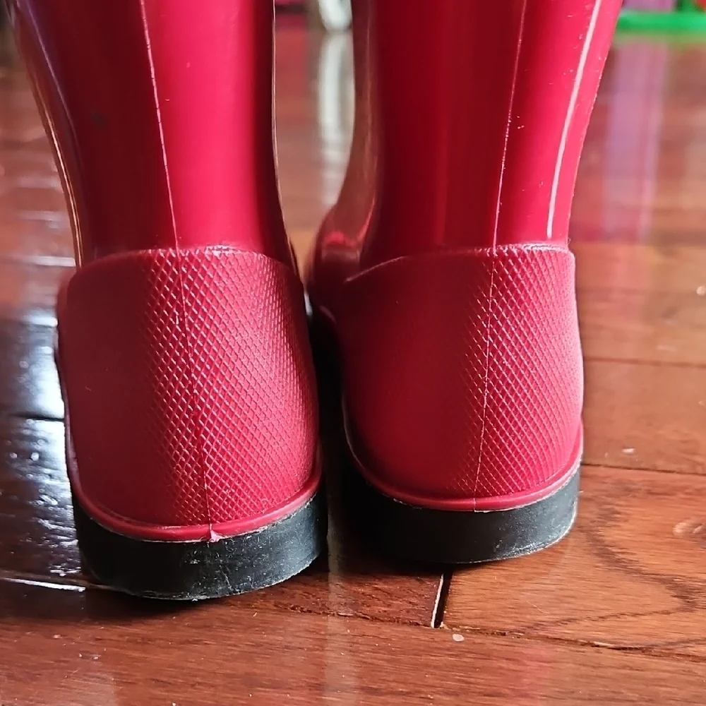 SeaDoo Kids Red Rain Boots - Picture 6 of 13